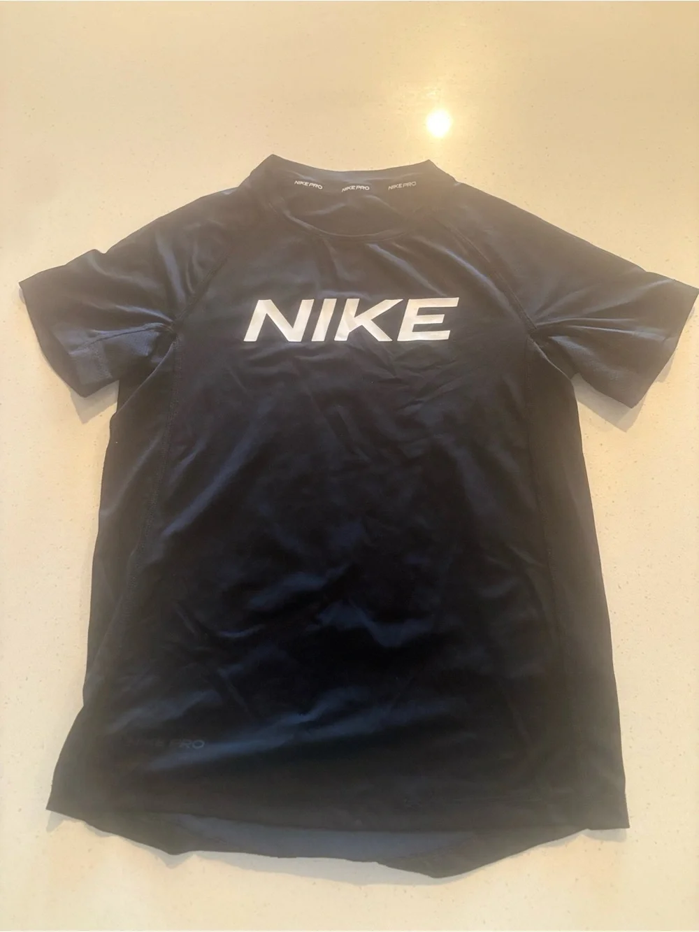 Nike boys Black Dri-FIT Athletic Tee